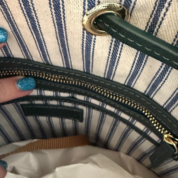 Dooney & Bourke drawstring saffiano bucket Bag - Picture 13 of 17